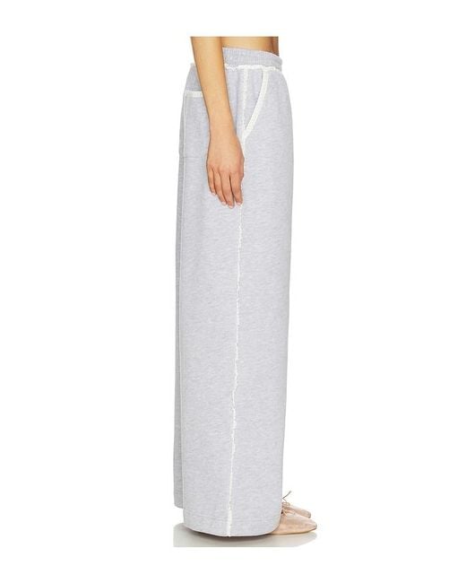 Lovers + Friends White Juliana Pant