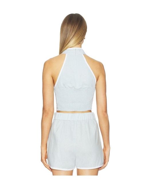 Steve Madden White Winnie Top