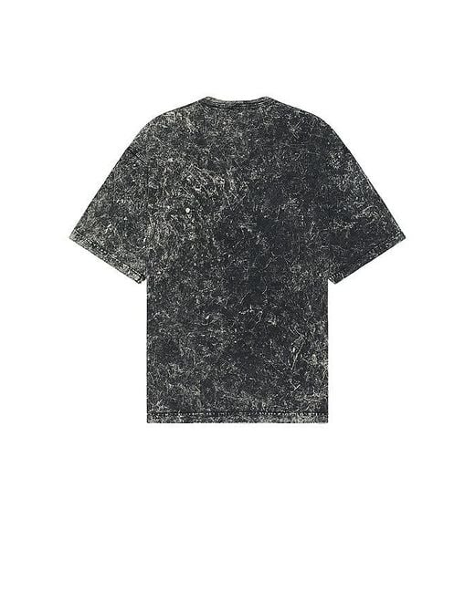 DIESEL Black Boxt Peel Oval T-shirt for men