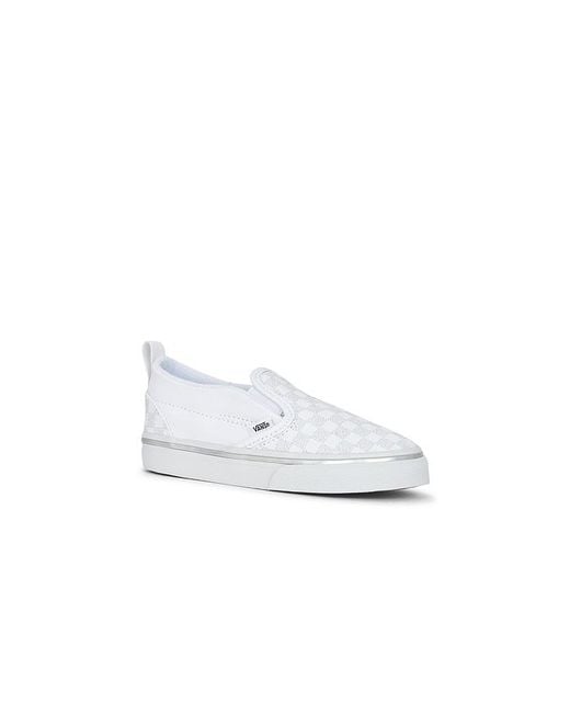 Vans White Toddlers Slip-On V