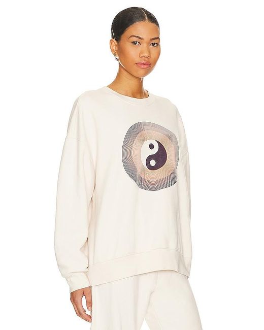Spiritual Gangster Natural Yin Yang Relaxed Sweatshirt