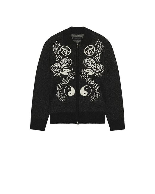 AllSaints Black Warner Cardigan for men