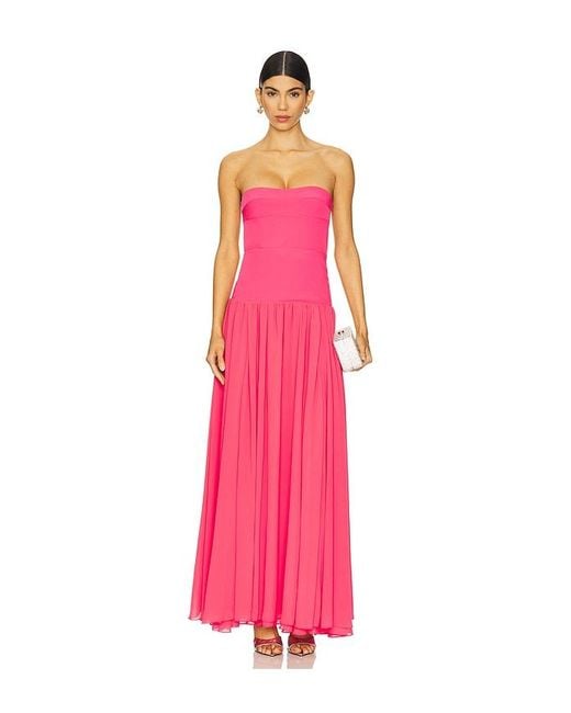 Lovers + Friends Pink Margot Gown