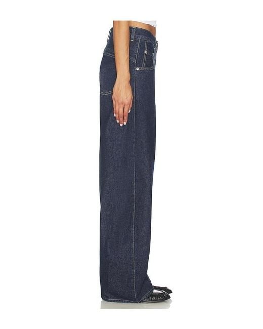 Levi's Blue Super Baggy Barrel Jeans
