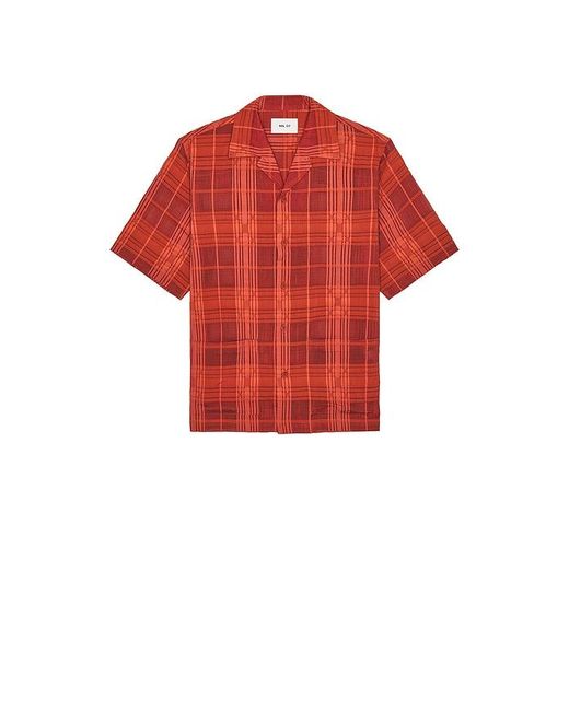 NN07 Red Ben Short Sleeve Shirt 50066 for men