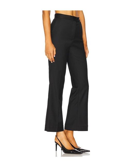 IVY & OAK Black Polina Rose Tuxedo Trousers
