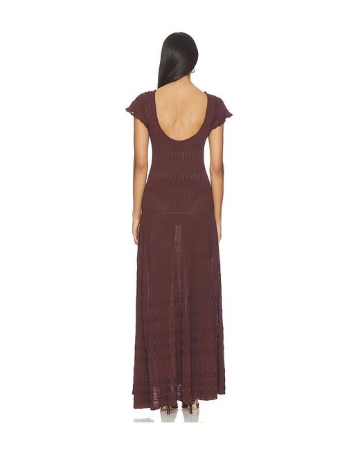 Solid & Striped Purple Kleid Belle