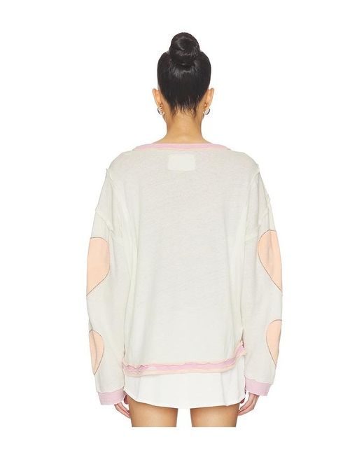Free People White Youre A Star Tee