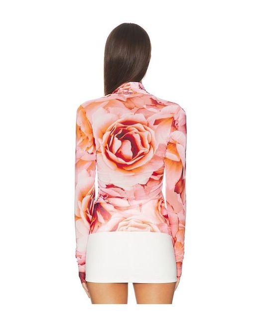 AFRM Red Zadie Top