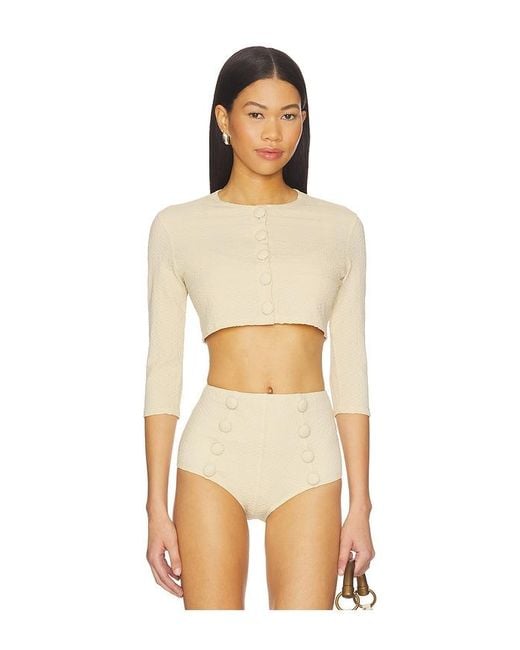 Lisa Marie Fernandez Natural Cardigan