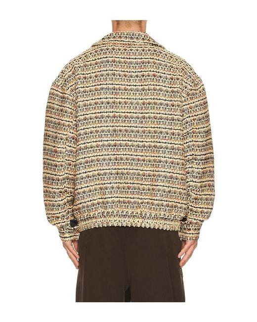 DIET STARTS MONDAY Multicolor Tweed Jacket for men