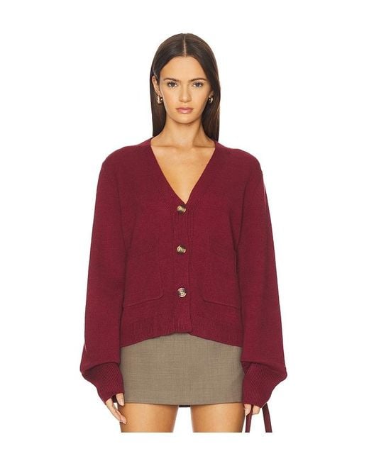 ALL THE WAYS Red Dakota Cardigan