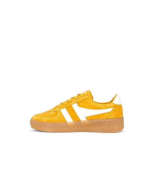 Gola Yellow Grandslam Suede Sneakers