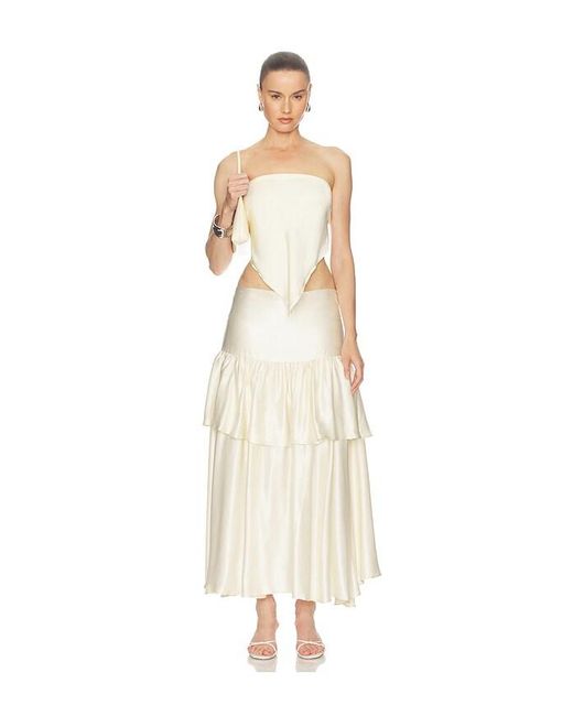 Lamarque Natural Chalina Skirt