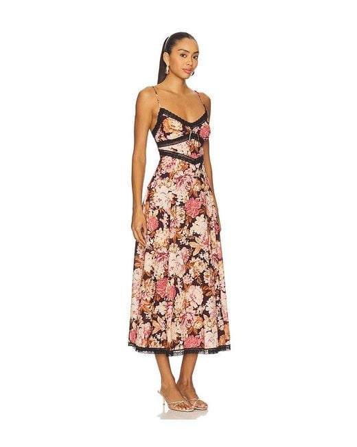 Tularosa White Klara Midi Dress