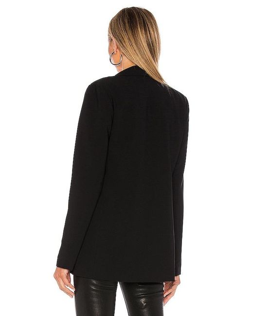 Amanda Uprichard Black Shawl Collar Blazer