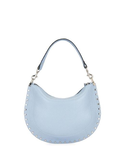 Isabel Marant Blue Oskan Soft Zip Bag