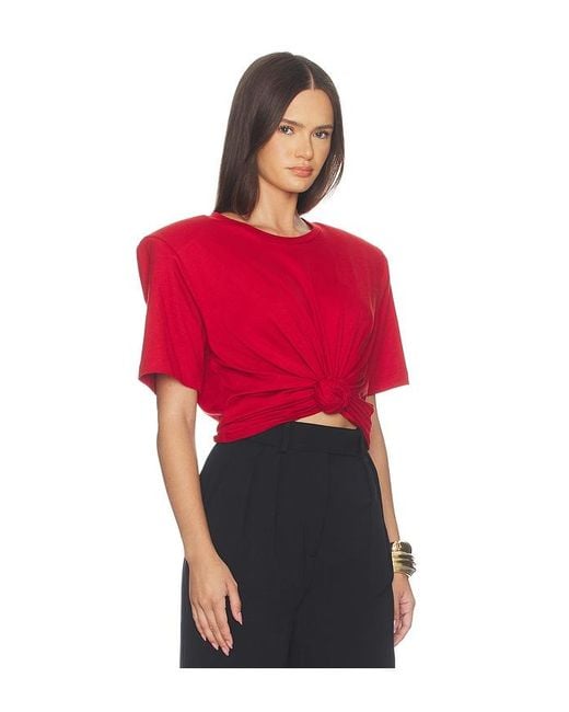 Magda Butrym Red Knot Front T-Shirt