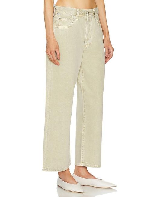 Citizens of Humanity Natural Pina Low Rise Baggy Crop
