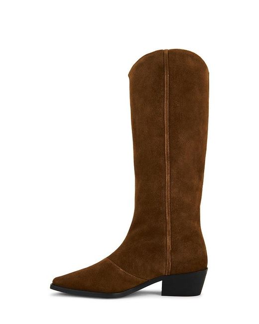 Black Suede Studio Brown Lane Boot