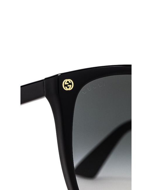 Gucci Black Light Acetate Cat Eye Sunglasses