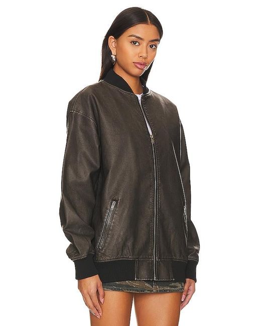 Cazadora Ariel En Color Negro Talla (También En S, M, Xl) superdown de color Black
