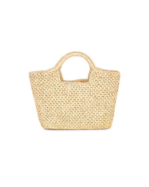 Hat Attack Natural Sandy Top Handle Bag