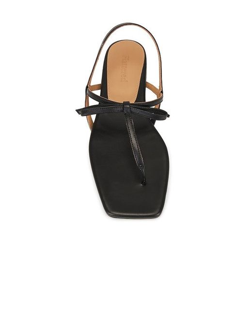 Flattered Black Sina Sandal