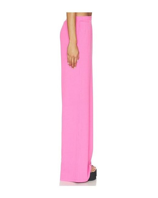 LNA Pink Base Rib Pant