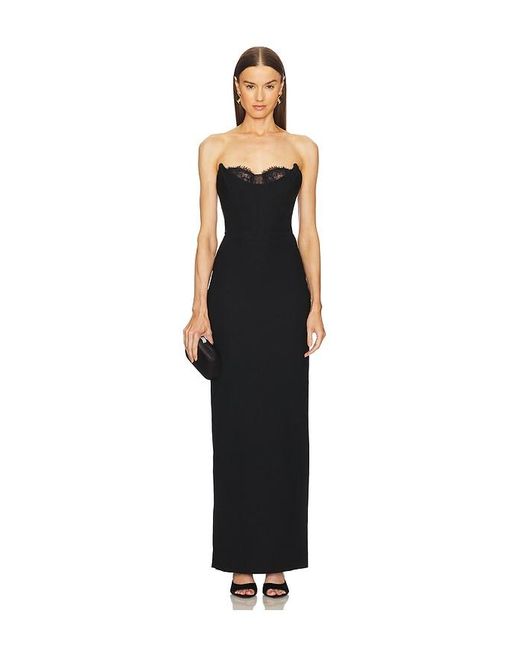 Michael Costello X Revolve Louisa Gown in Black | Lyst