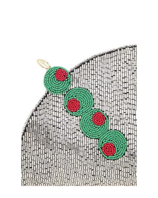 Simon Miller Multicolor Beaded Lune Clutch