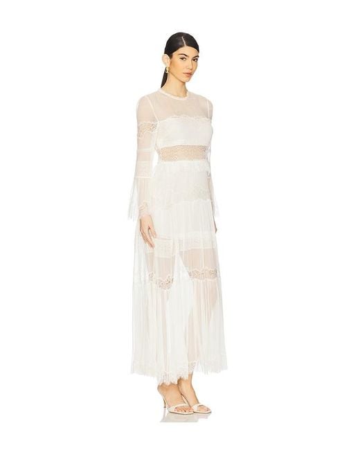 LoveShackFancy White Rosney Dress