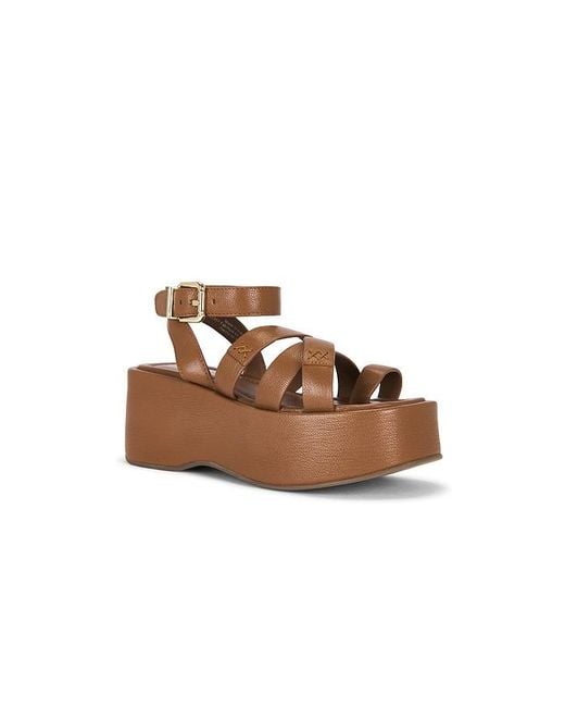 Free People Brown Hazel Flatform Sandal