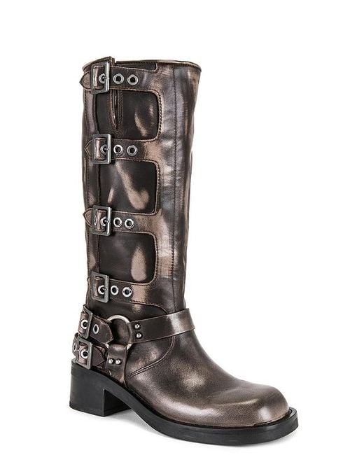 Steve Madden Black BOOT ROCKY