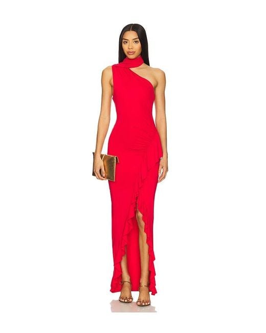 superdown Red Sardina Maxi Dress