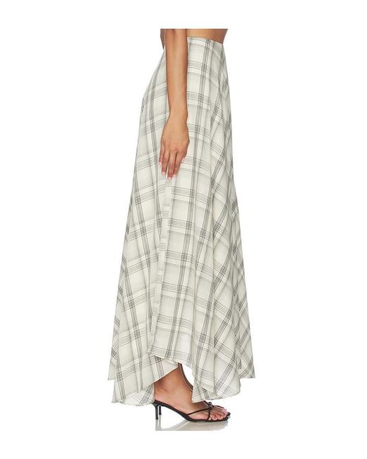 Lovers + Friends Natural Blake Maxi Skirt
