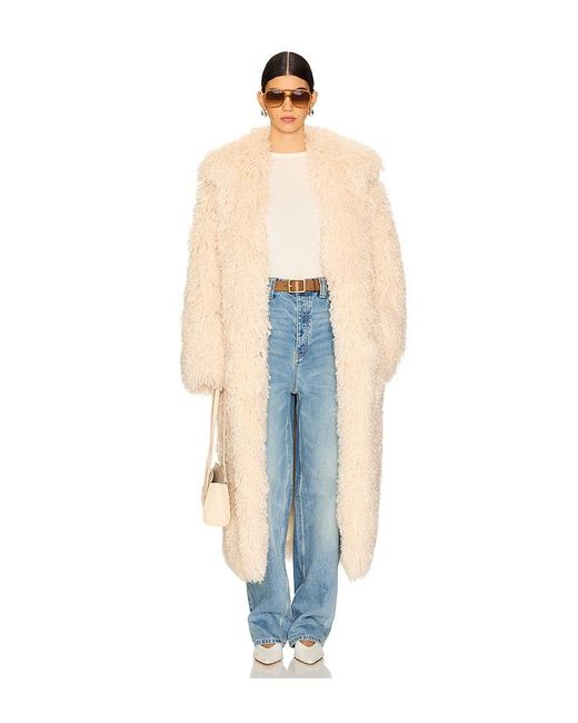 Abrigo Kilah En Talla En Nanushka de color White