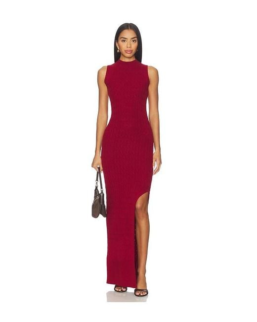 Amanda Uprichard Red Isla Dress