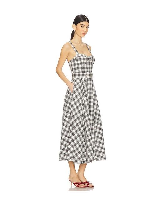 Cara Cara White Midi-Kleid Calypso
