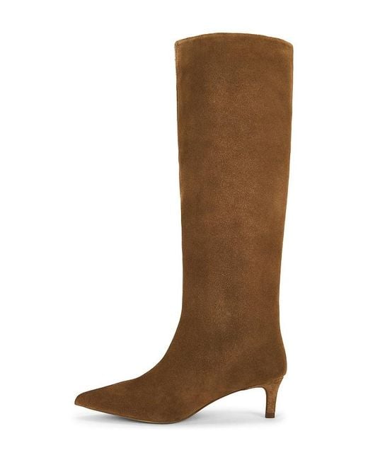 Free People Kiki Kitten Heel Boot in Brown | Lyst UK
