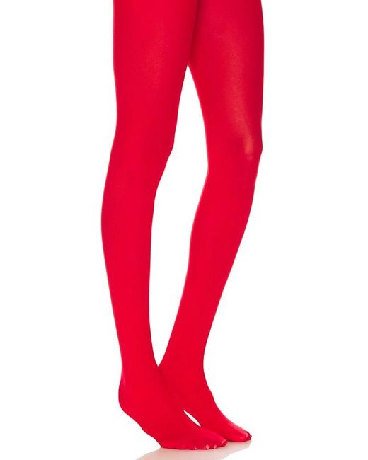 petit moments Red Solid Tights