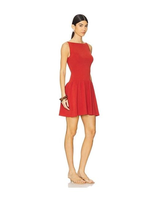 Faithfull The Brand Red Monique Mini Dress