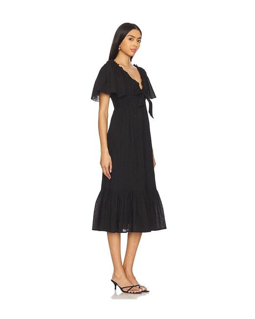 Cleobella Ashlyn ミディ丈ドレス Black