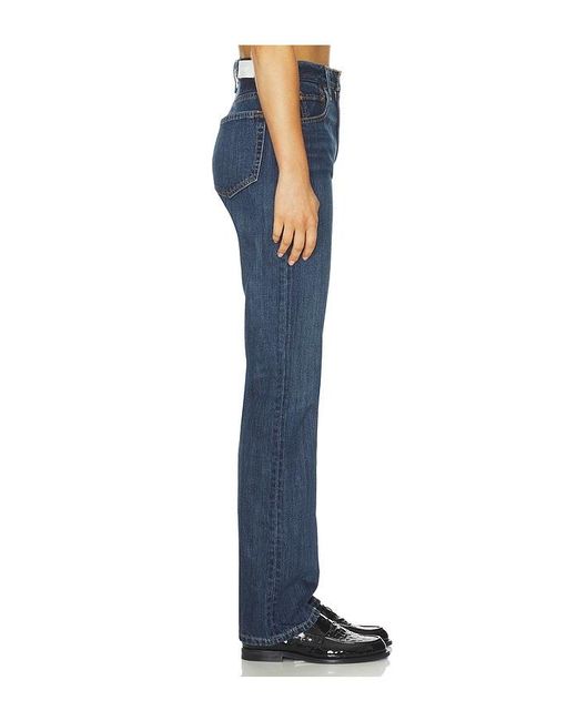 Re/done Blue Blondie Straight Jeans