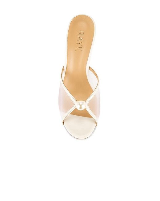 Raye White Luci Wedge