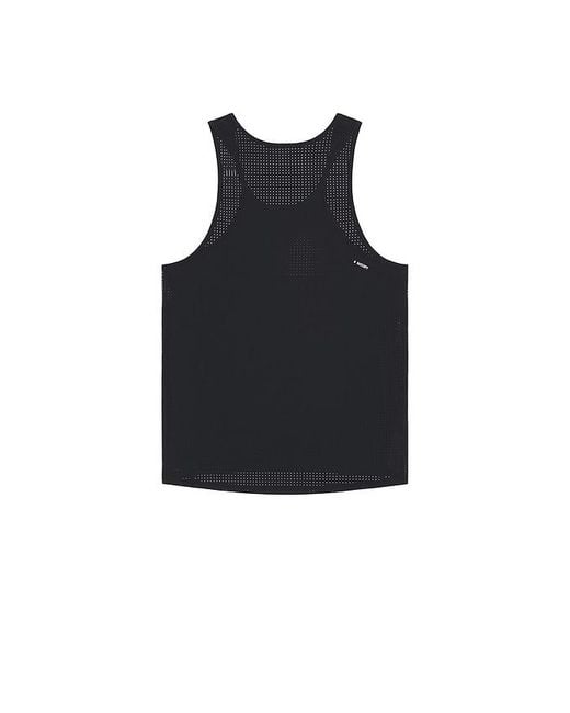 Satisfy Black Space-O Singlet for men