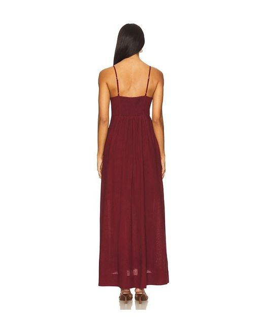 LSPACE Red Mabel Maxi Dress