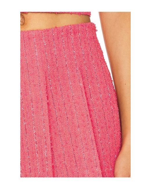 Line & Dot Pink Emmeline Mini Skirt