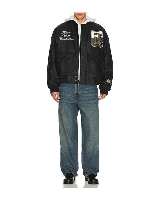 Babylon Black Forever Leather Jacket for men