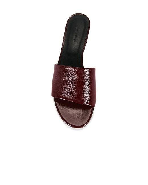 Mansur Gavriel Brown Zeppa Slide